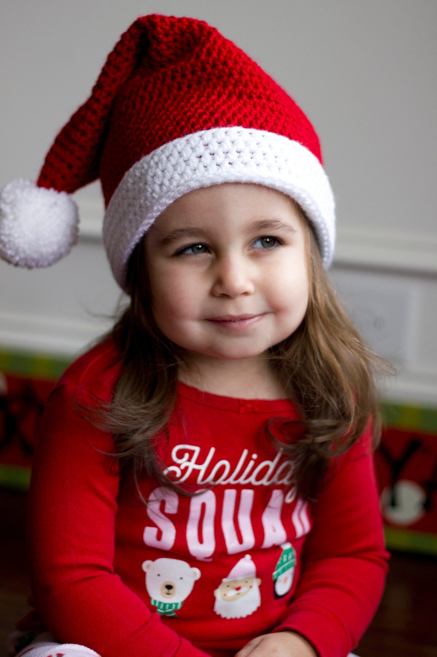 Crochet Baby Santa Hat: Newborn to Adult Sizes