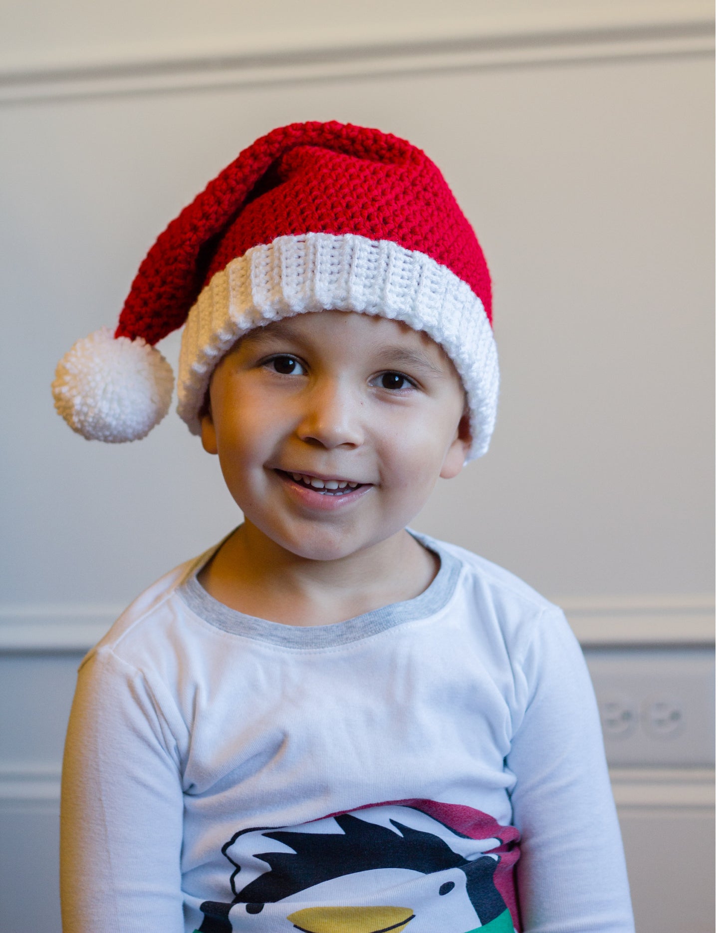 Crochet Baby Santa Hat: Newborn to Adult Sizes