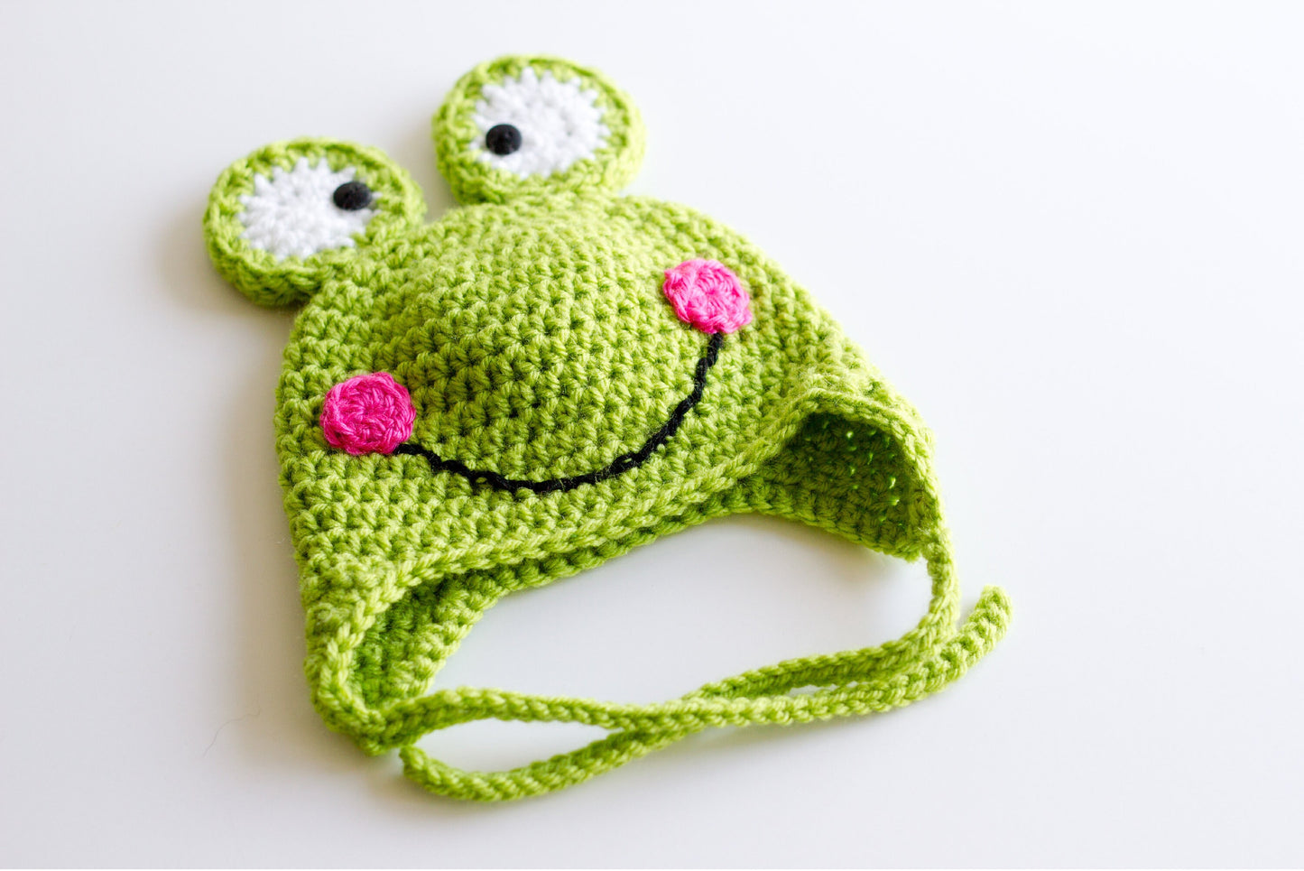 Crochet Frog Hat: Newborn to Child