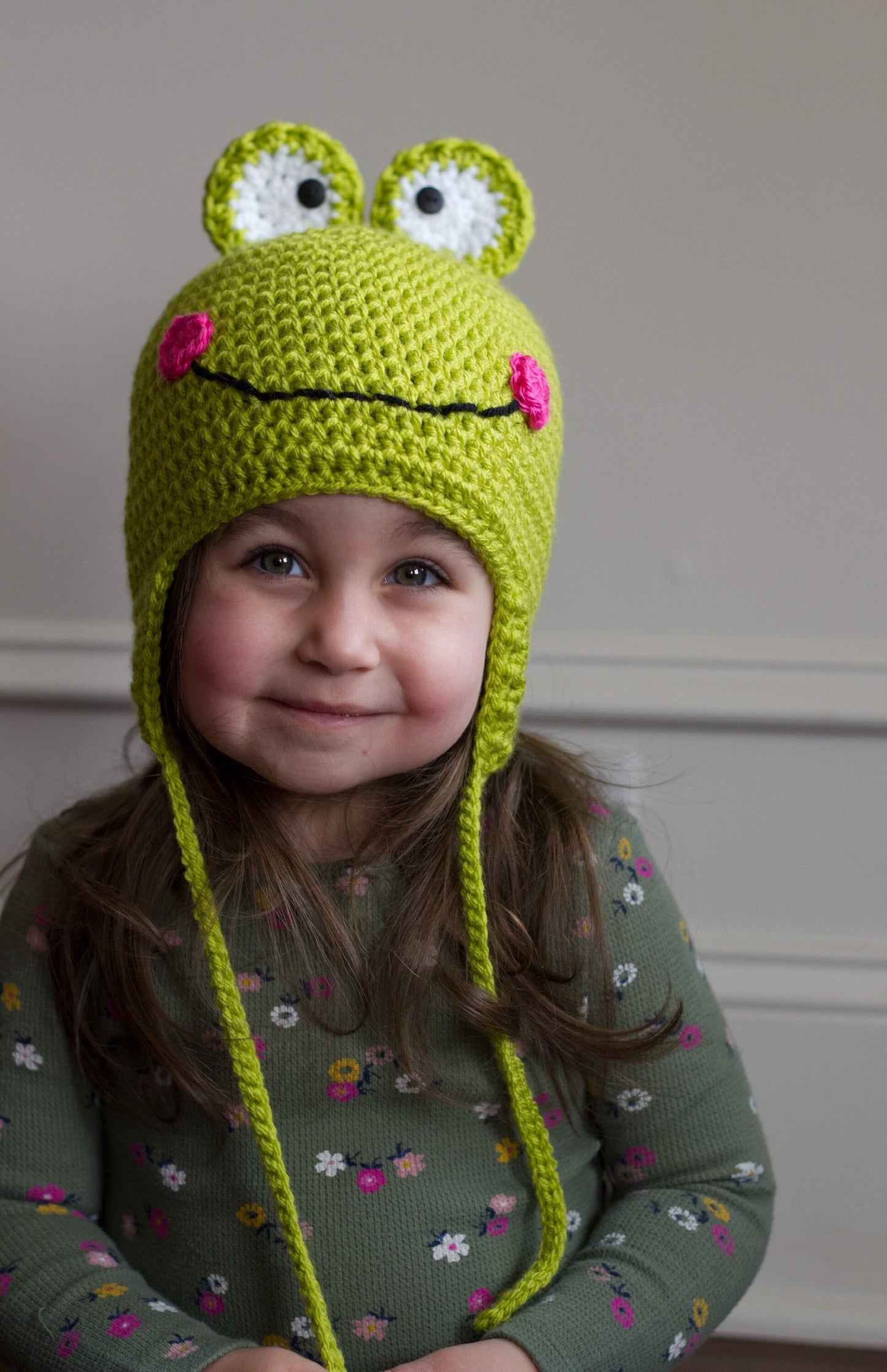 Crochet Frog Hat: Newborn to Child